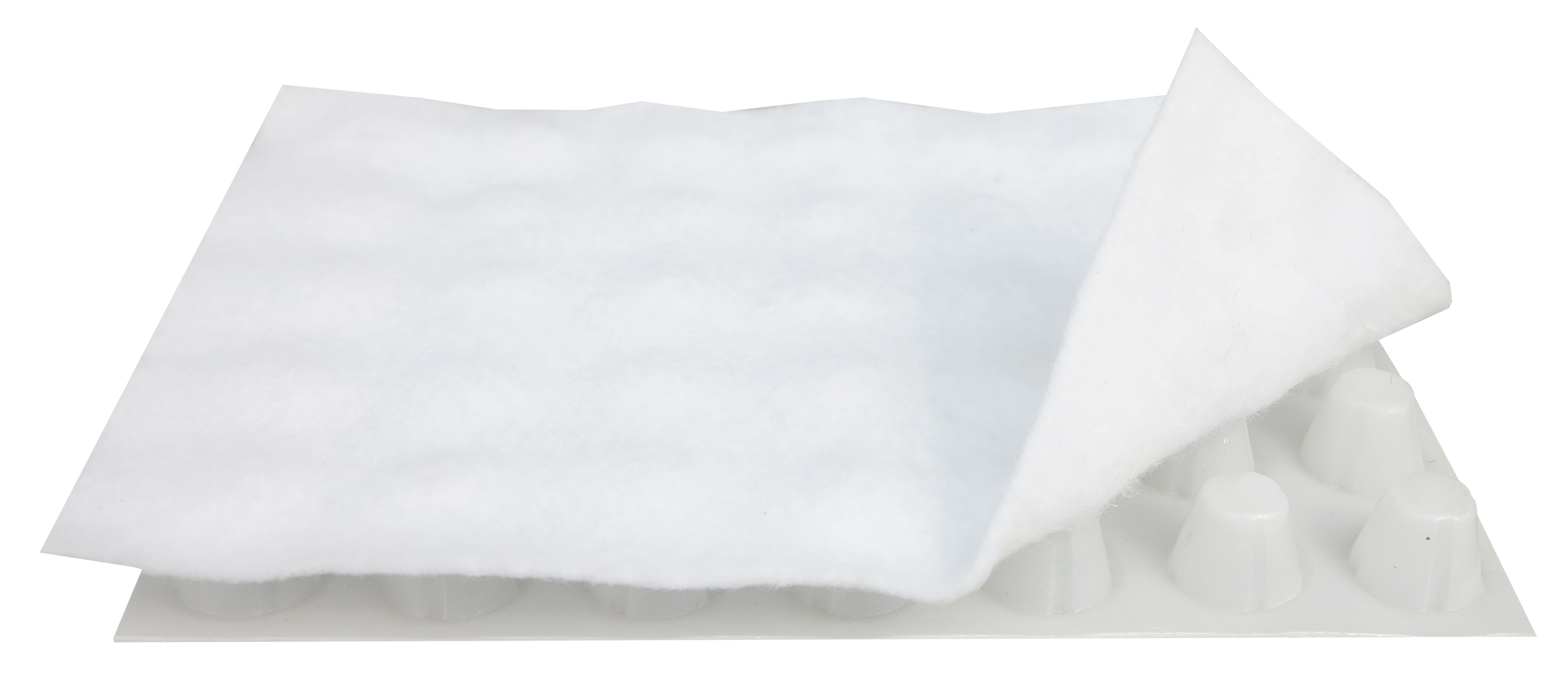 Polymer protective drainage irregular sheet self-adhesive geotextile